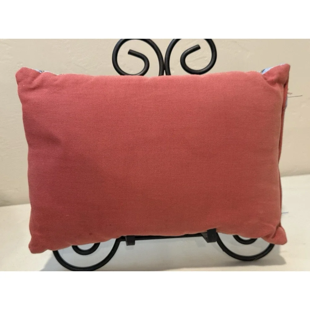 Vintage Tapestry Throw Pillow Sz ~11